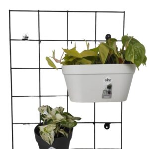 Quadro loft urban wall rack con due vasi