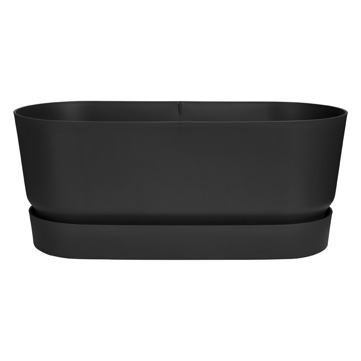 Fioriera greenville con sottovaso e ruote integrate - immagine 2