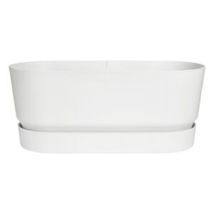 Fioriera greenville con sottovaso e ruote integrate