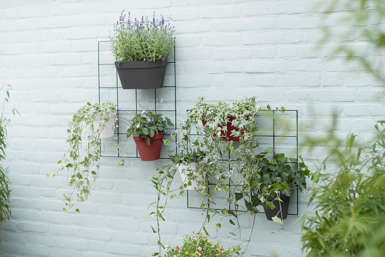 Quadro loft urban wall rack con due vasi - immagine 4