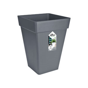 Vaso chic quadrato ⌀ 30 - 37 cm con sottovaso