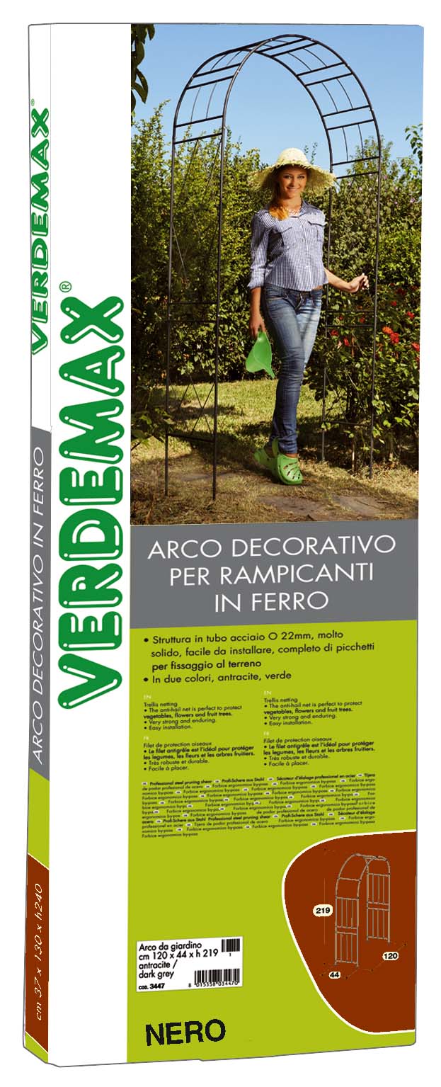 Arco per giardino 110x35x225 cm