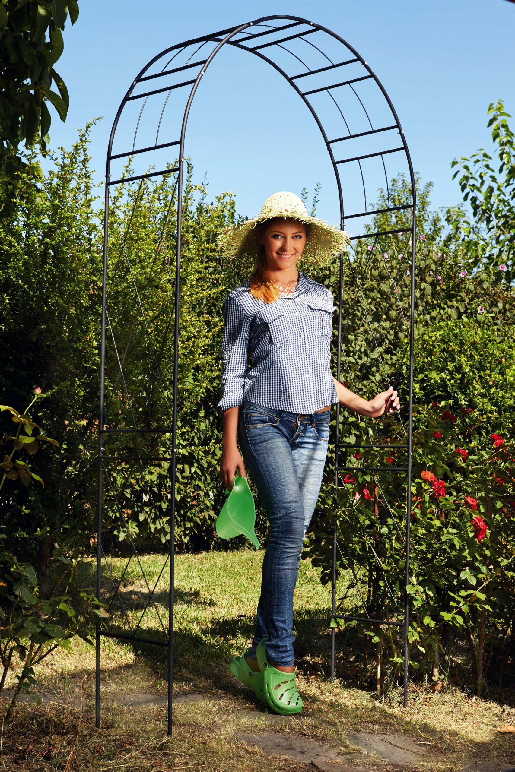 Arco per giardino 110x35x225 cm - immagine 2