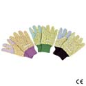 Guanti da giardino in cotone - fantasia colorata