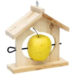 Mangiatoia in legno per uccelli