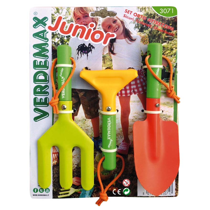 Set mini attrezzi bimbo per orto fiori e giardino