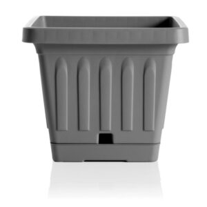 Vaso quadrato con sottovaso