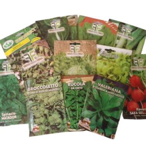 Assortimento 10 buste di semi - ortaggi invernali